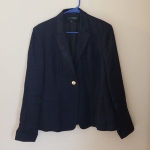 Ralph Lauren Navy Blue Linen Jacket